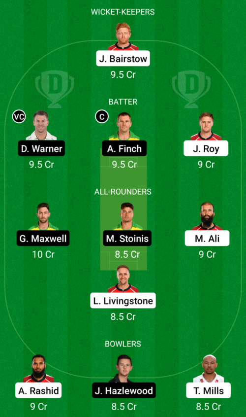 ENG vs AUS Dream11 Prediction - OCB Team Prediction