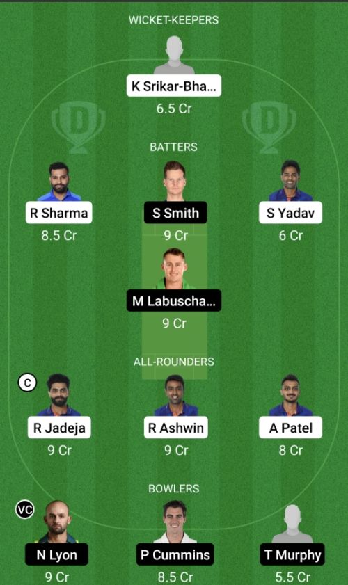 IND vs AUS Dream11 Prediction - OCB Team Prediction