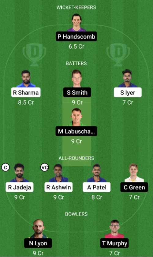 IND vs AUS Dream11 Prediction - OCB Team Prediction