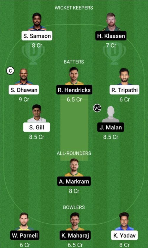 IND vs RSA Dream11 Prediction - OCB Team Prediction