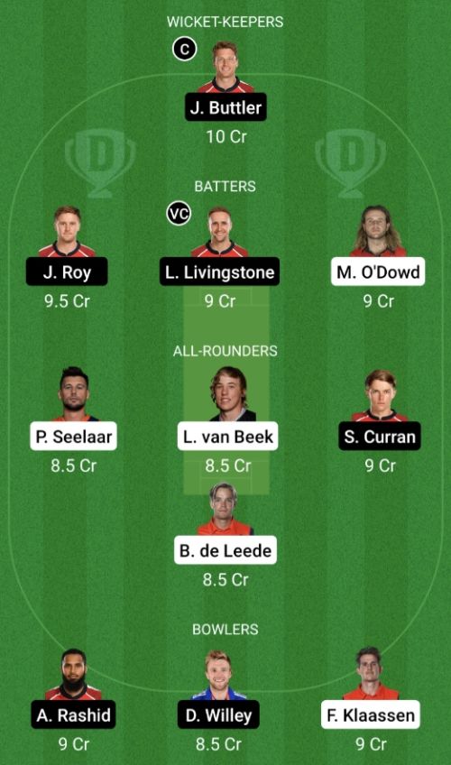 NL vs ENG Dream11 Prediction - OCB Team Prediction