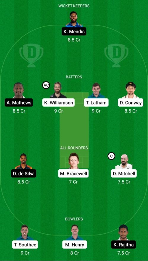 NZ vs SL Dream11 Prediction - OCB Team Prediction