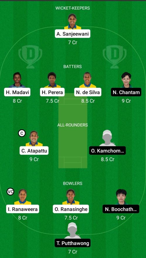 SLW vs THAW Dream11 Prediction - OCB Team Prediction