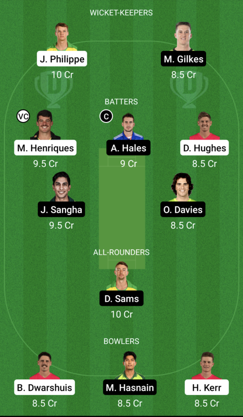 SYD vs SYT Dream11 Prediction - OCB Team Prediction