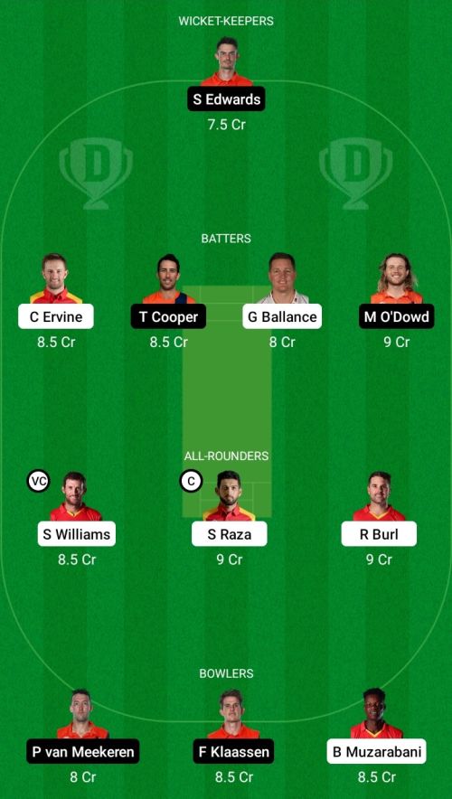 ZIM vs NL Dream11 Prediction - OCB Team Prediction