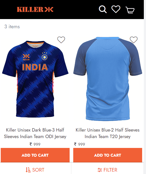 Team India Killer Jersey