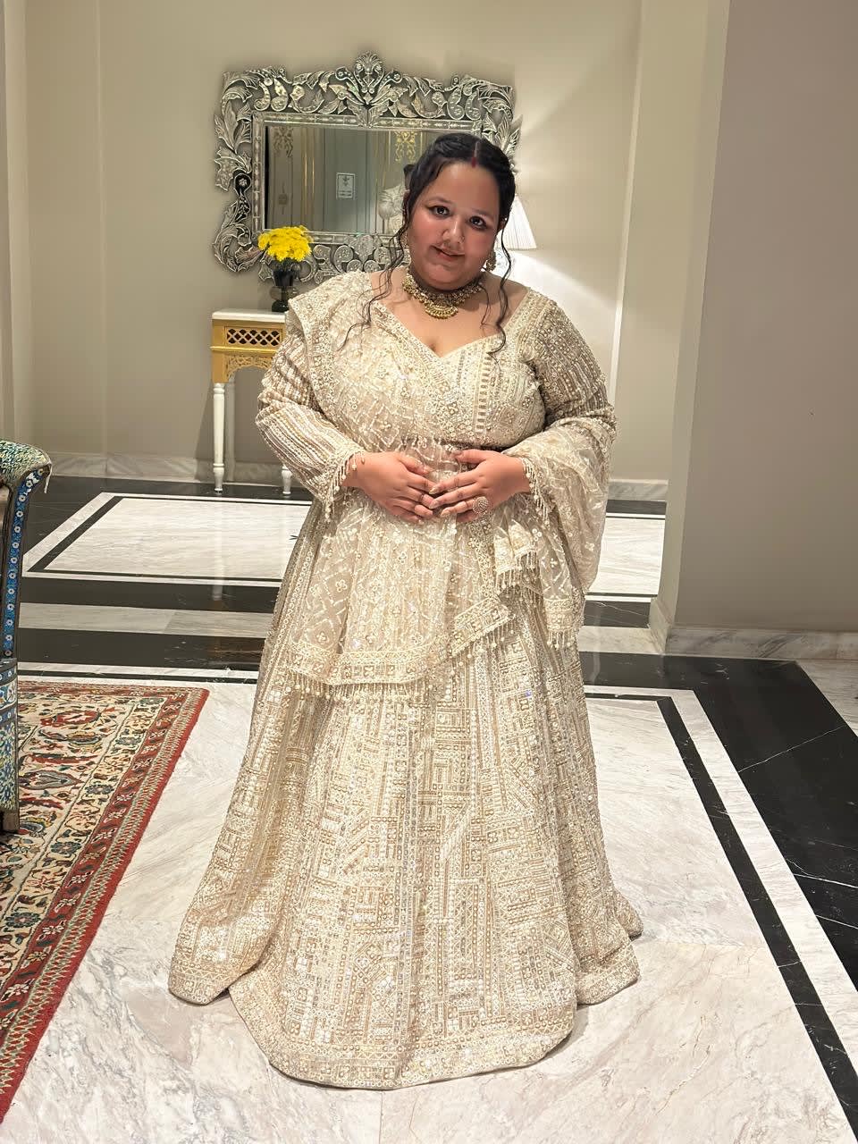 Ivory & Gold Lehenga