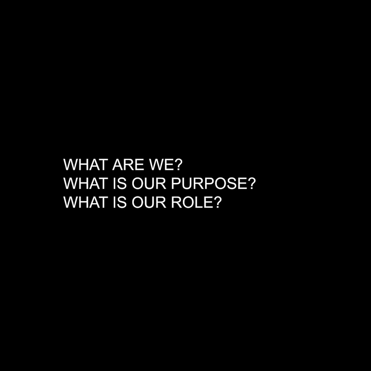 The End of Art? — WHAT ARE WE 15 X 15