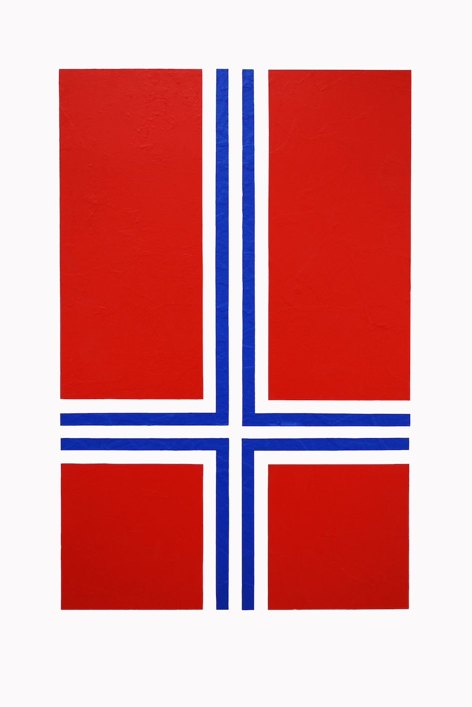 When Viewed From Afar — National Satanism (Nasjonalsatanisme), acrylic paint mounted on canvas
