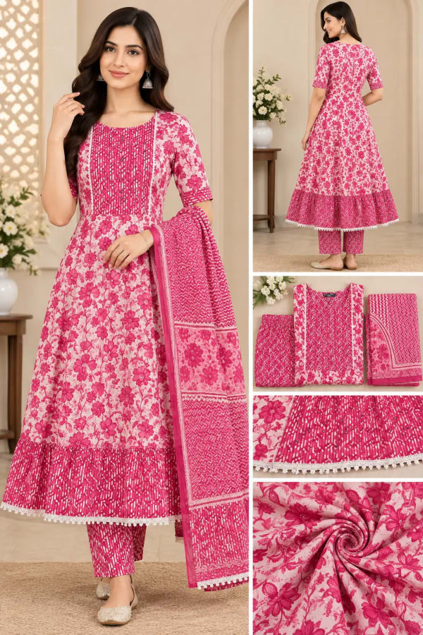 COTTON ANARKALI — Anarkali