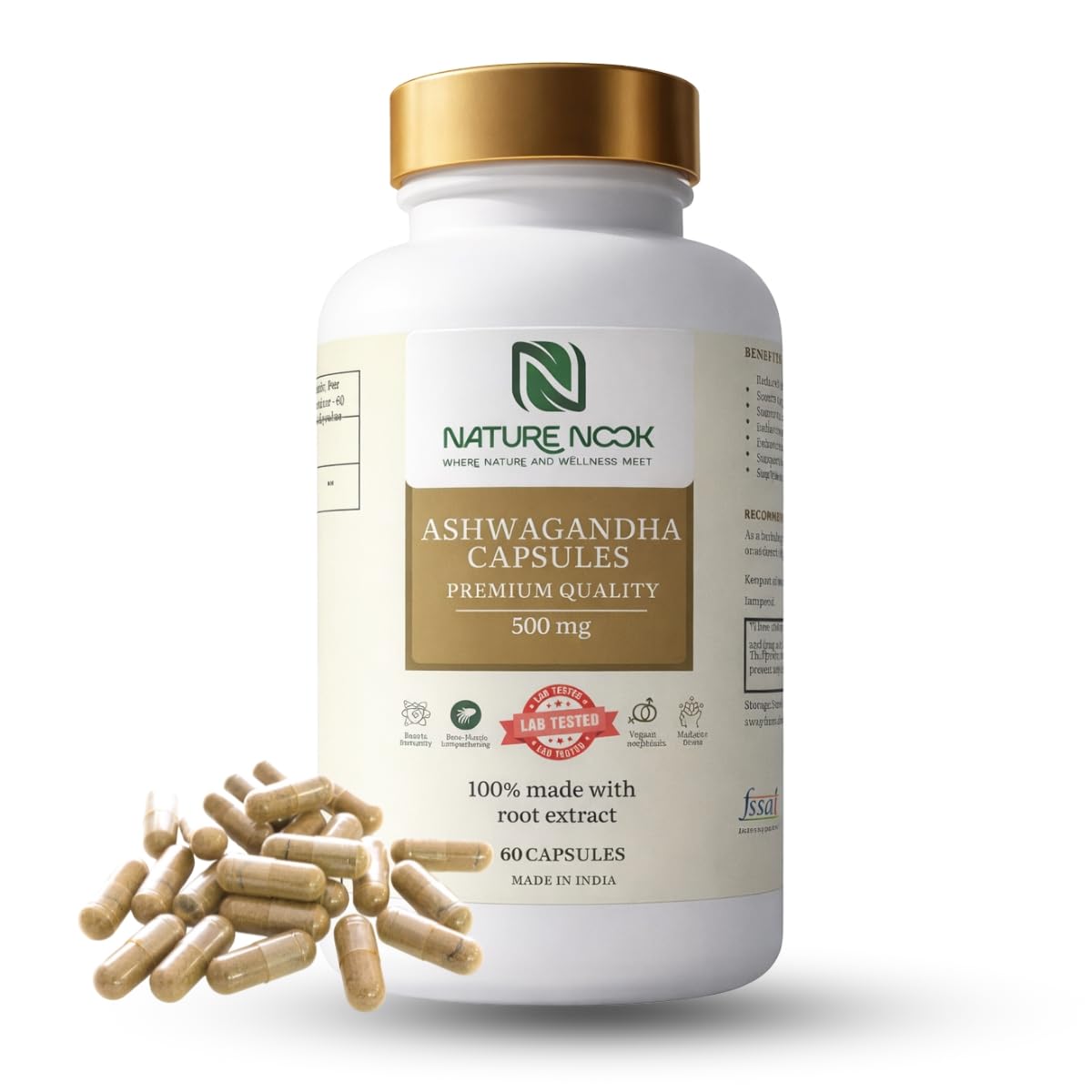 Ashwagandha Capsules (500mg)