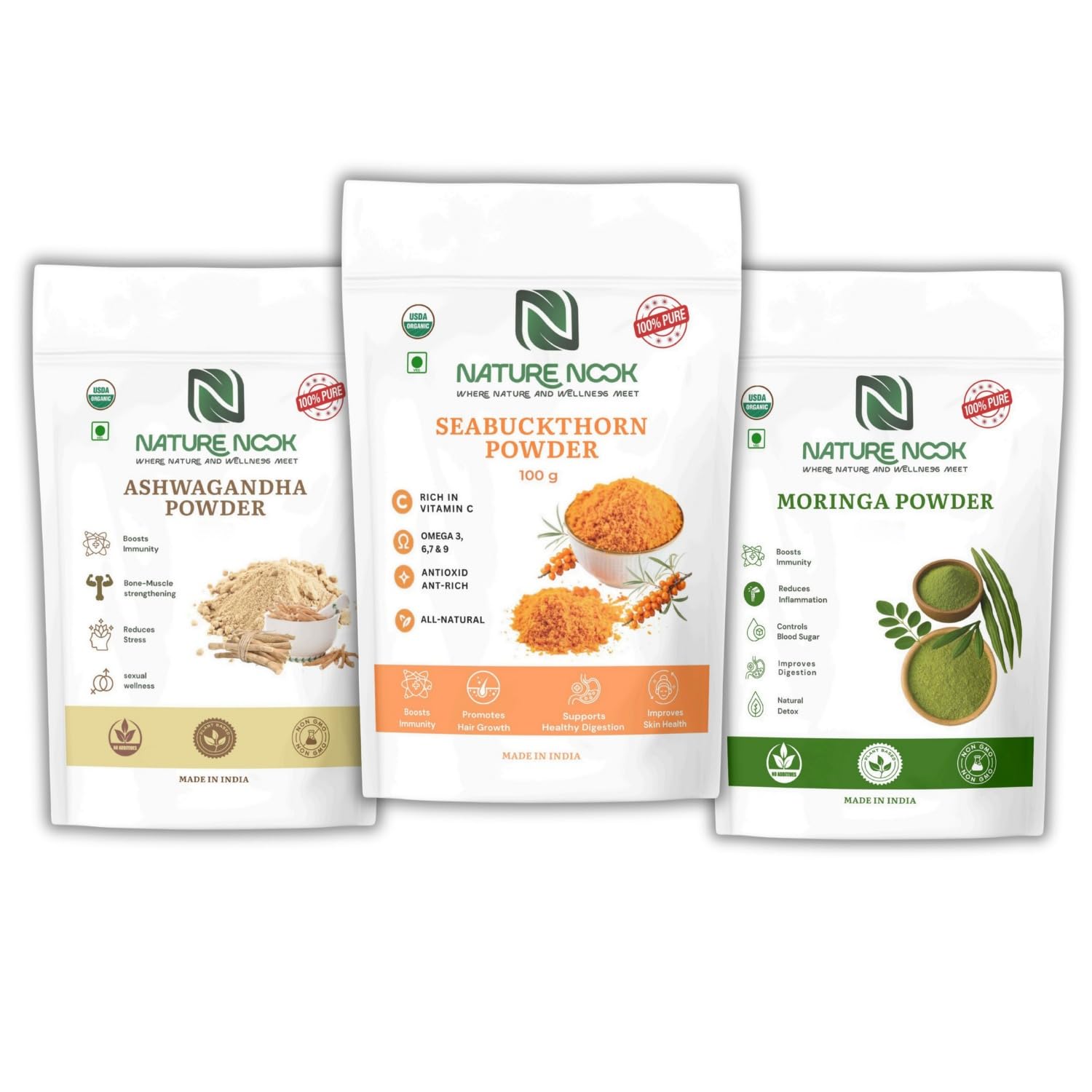 Immunity and Energy Booster Combo - Pack of 3 (100g)