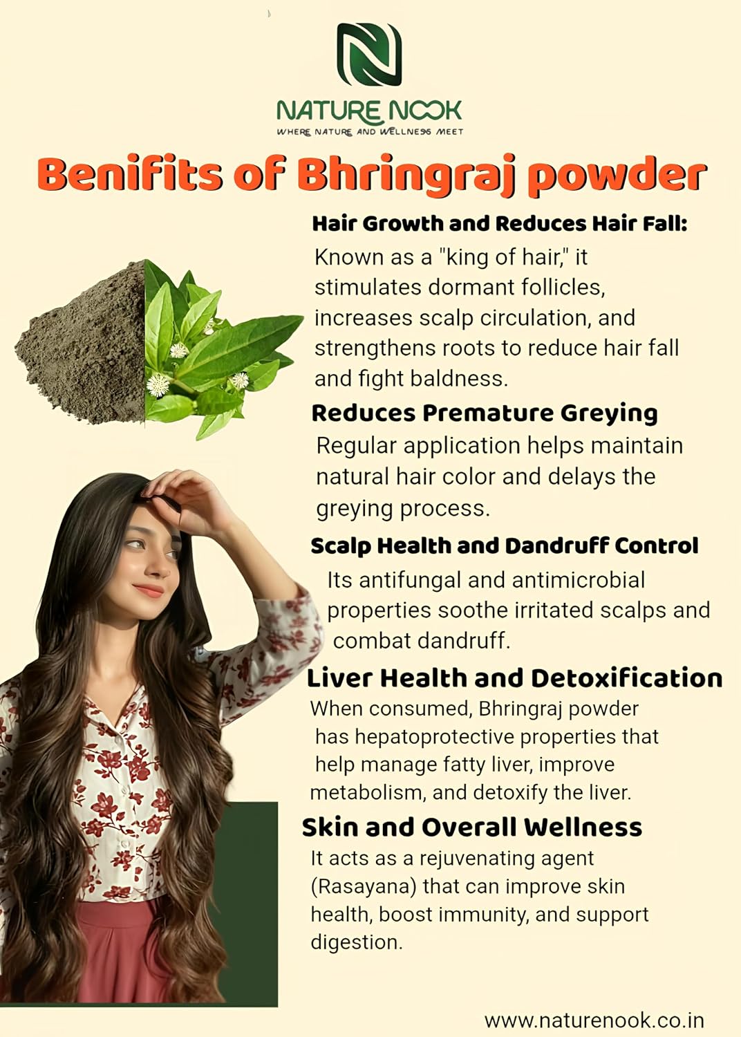 Bhringraj Powder (250g) thumbnail 3