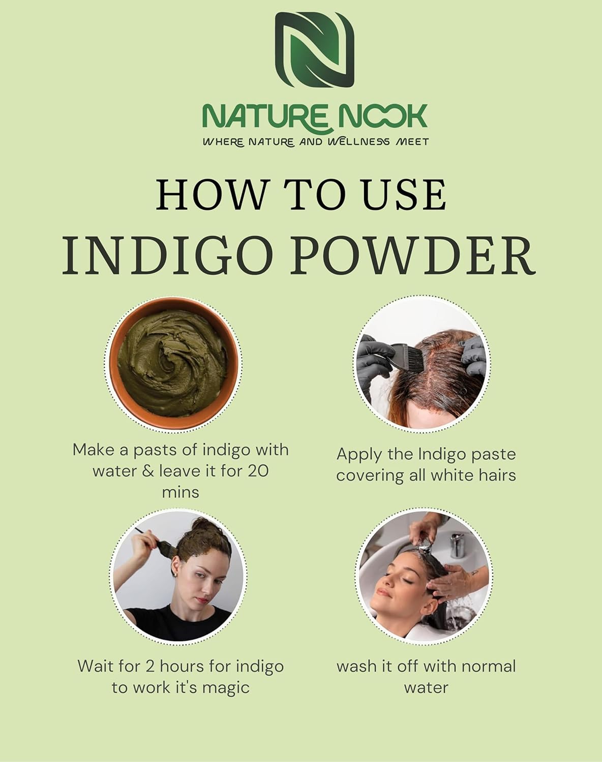 Organic Indigo Powder (100g) thumbnail 3