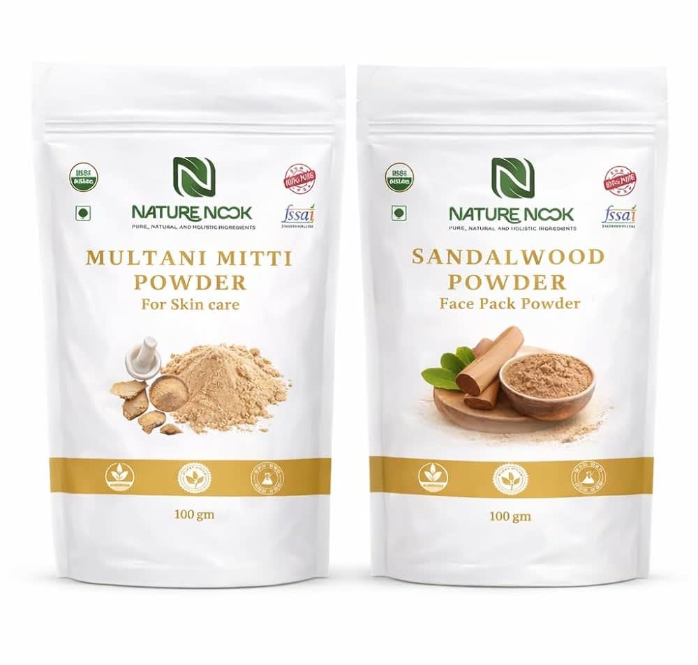 Multani Mitti and Sandalwood Powder Combo for Skin Care