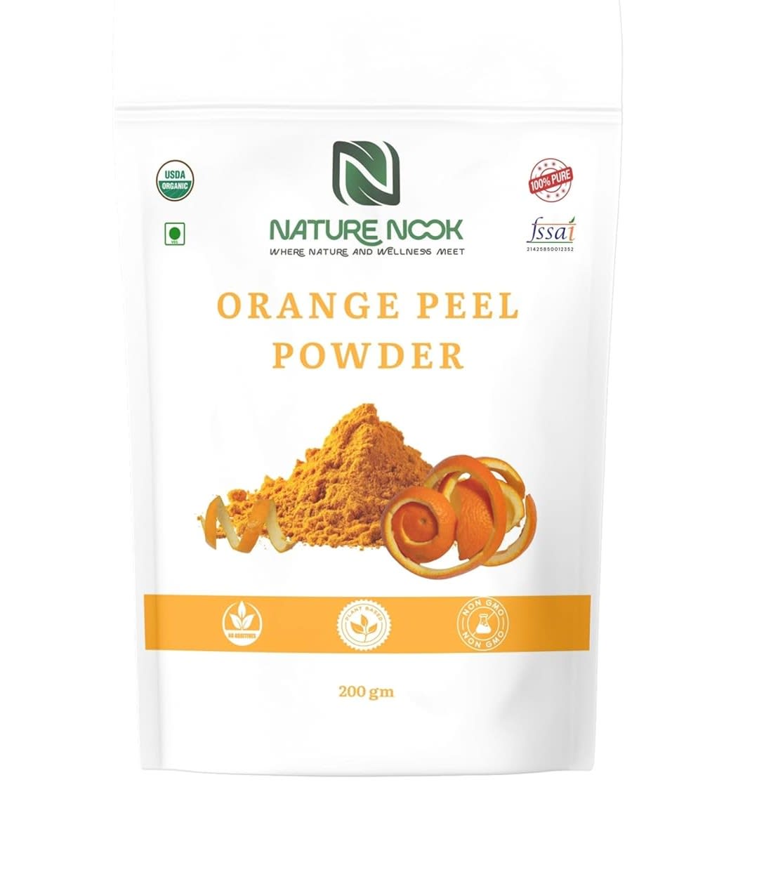 Orange Peel Powder -200 Gm for Skin and Face Care