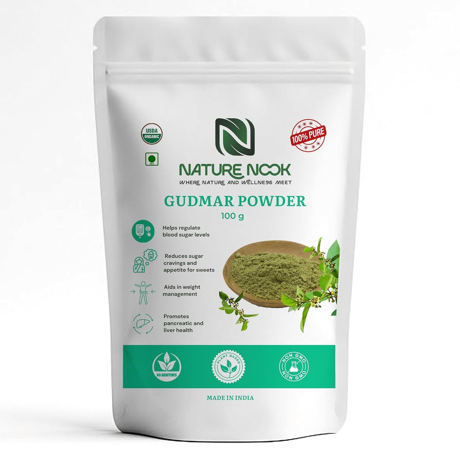 Organic Gudmar Powder (100g)