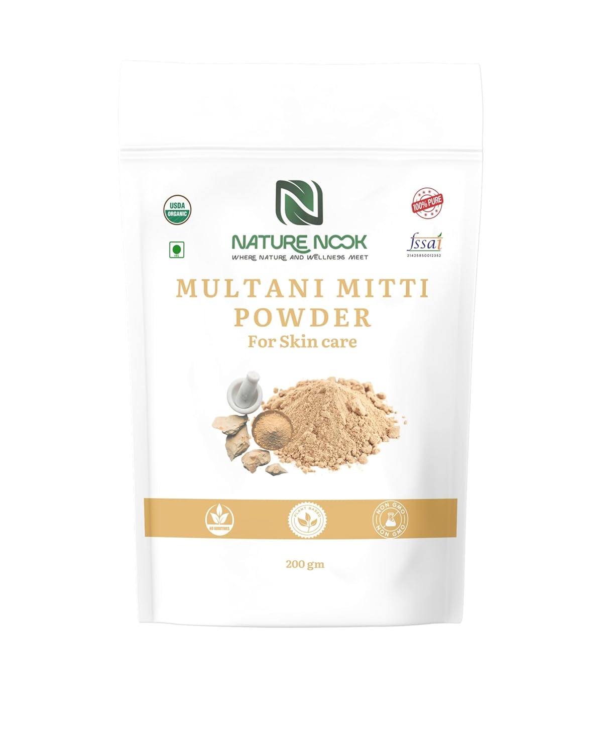 Organic Multani Mitti Powder (200g)