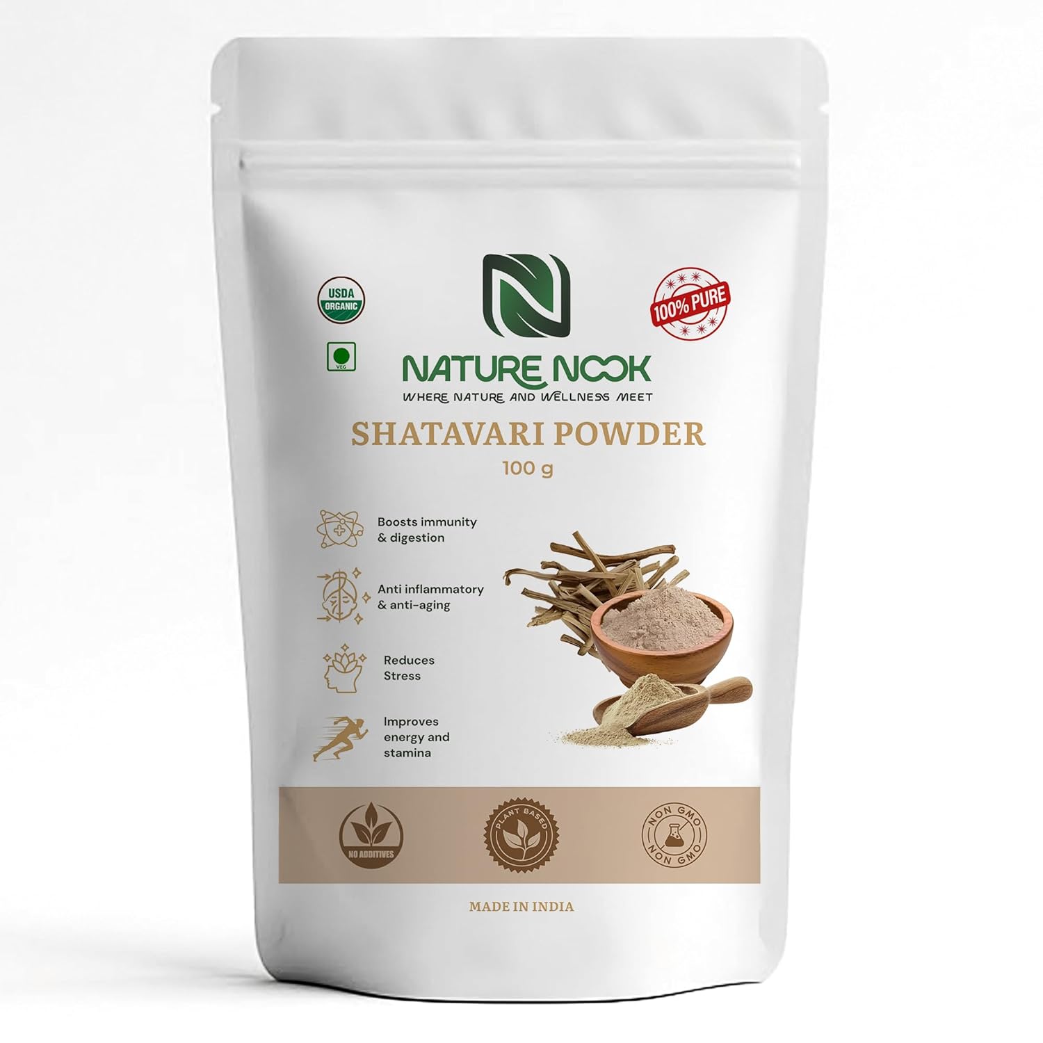 Organic Shatavari Powder (100g)