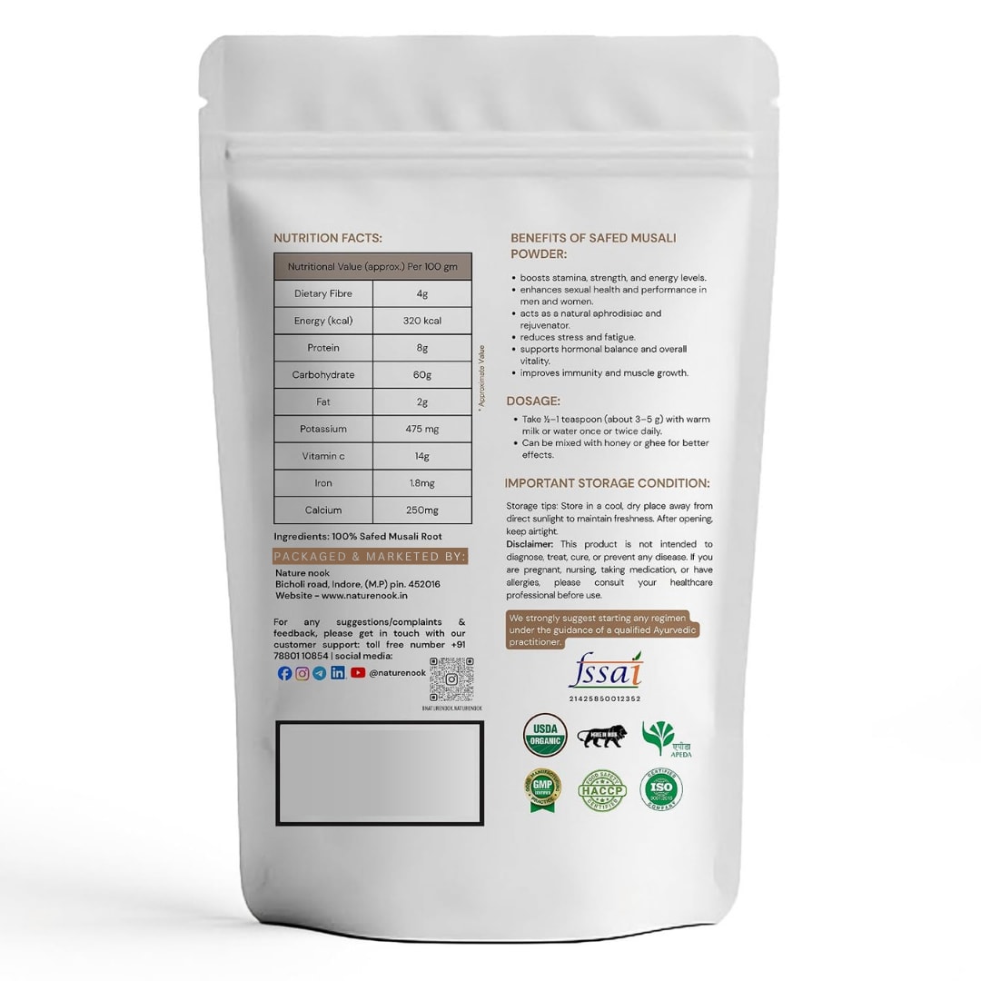 Safed Musli Powder (100g) thumbnail 2