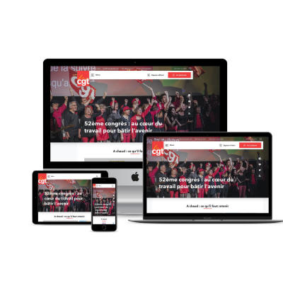 Le site web de la CGT