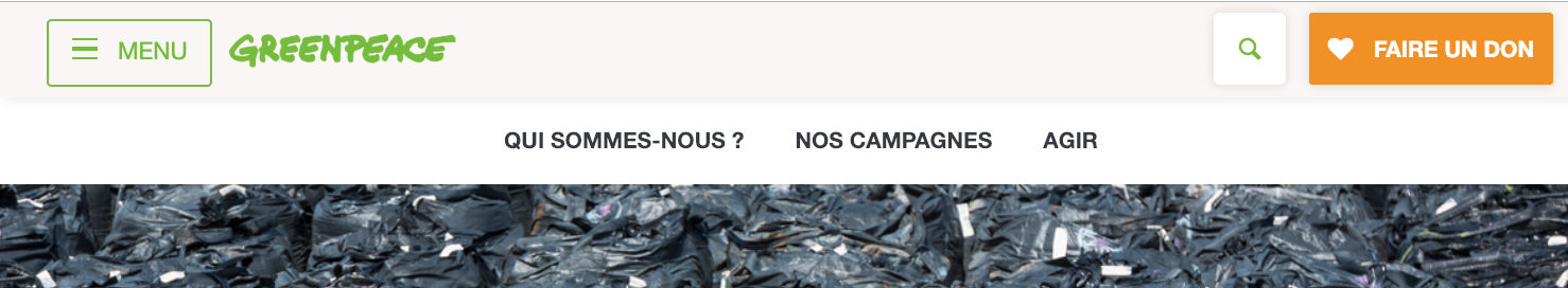 agence web paris call to action greenpeace