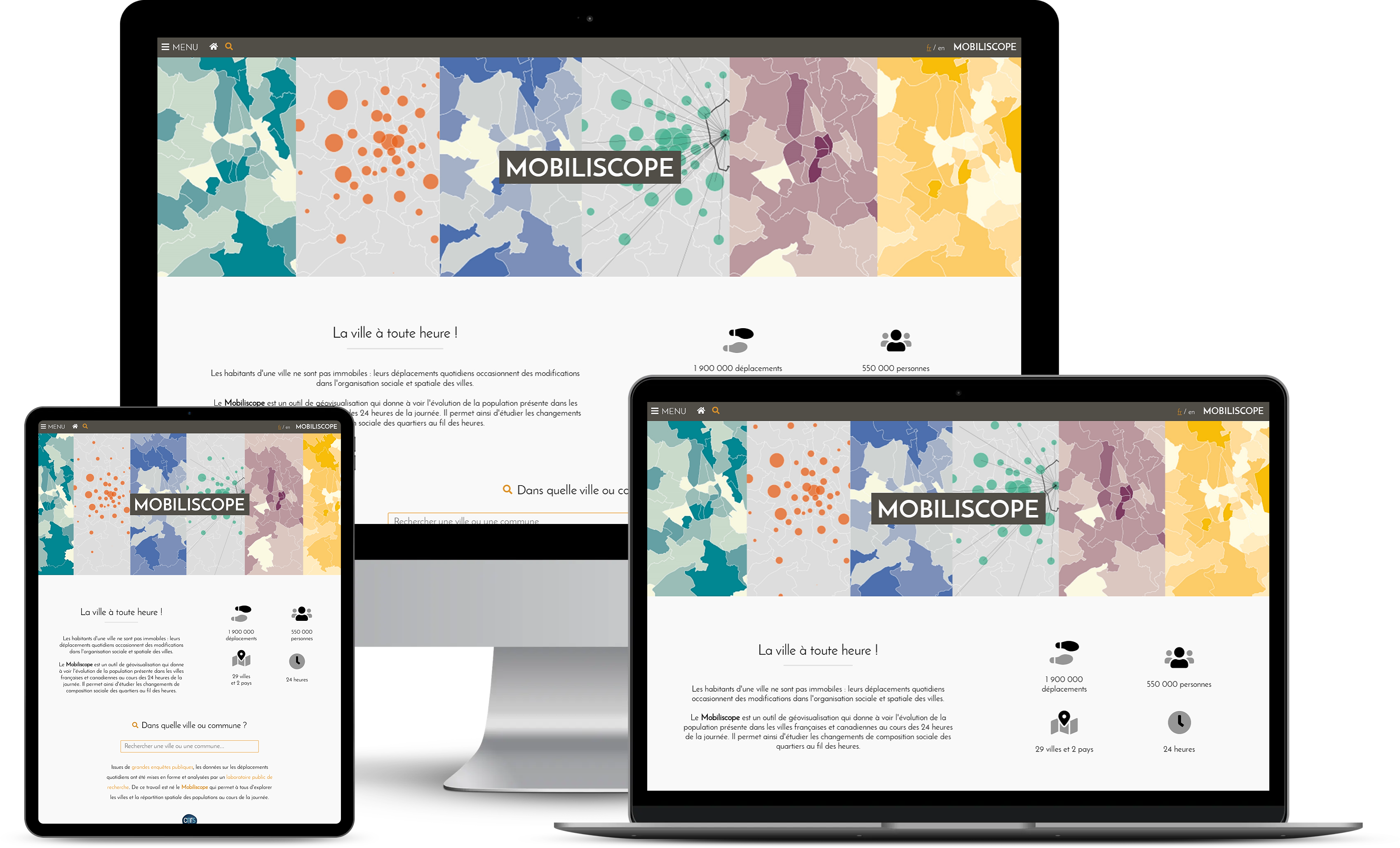 Capture du site web