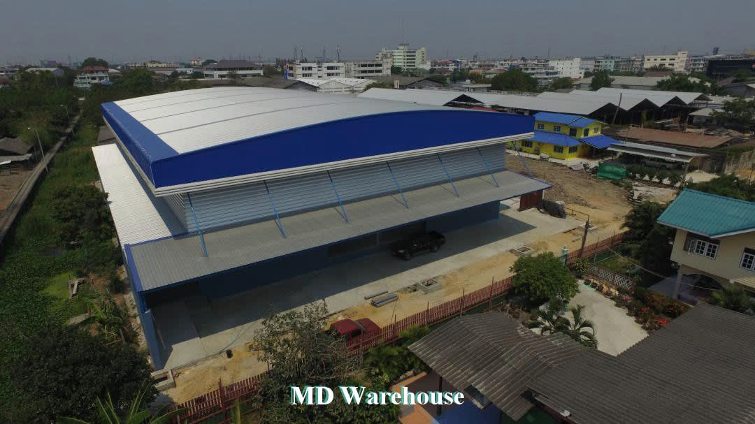 MD2 โกดังสร้างใหม่ให้เช่า ขนาด 1540 ตรม. ไฟฟ้า 3 เฟส ย่านประเวศ เดินทางสะดวก