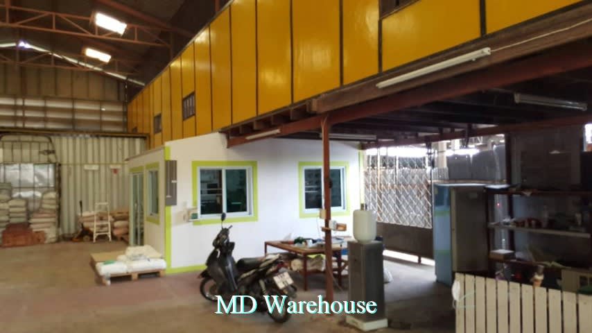 MD15 ให้เช่าโกดัง เนื้อที่600ตรม. มีออฟฟิศ เดินทางสะดวก ย่านบางปู สมุทรปราการ