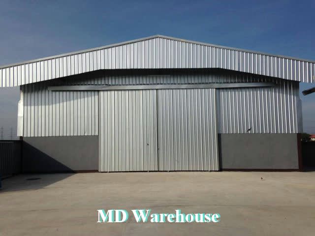 MD47 โกดังให้เช่า พร้อมออฟฟิศ เนื้อที่ 150 ตรว. พื้นที่ใช้สอย 300 ตรม. อ.ลำลูกกา จ.ปทุมธานี