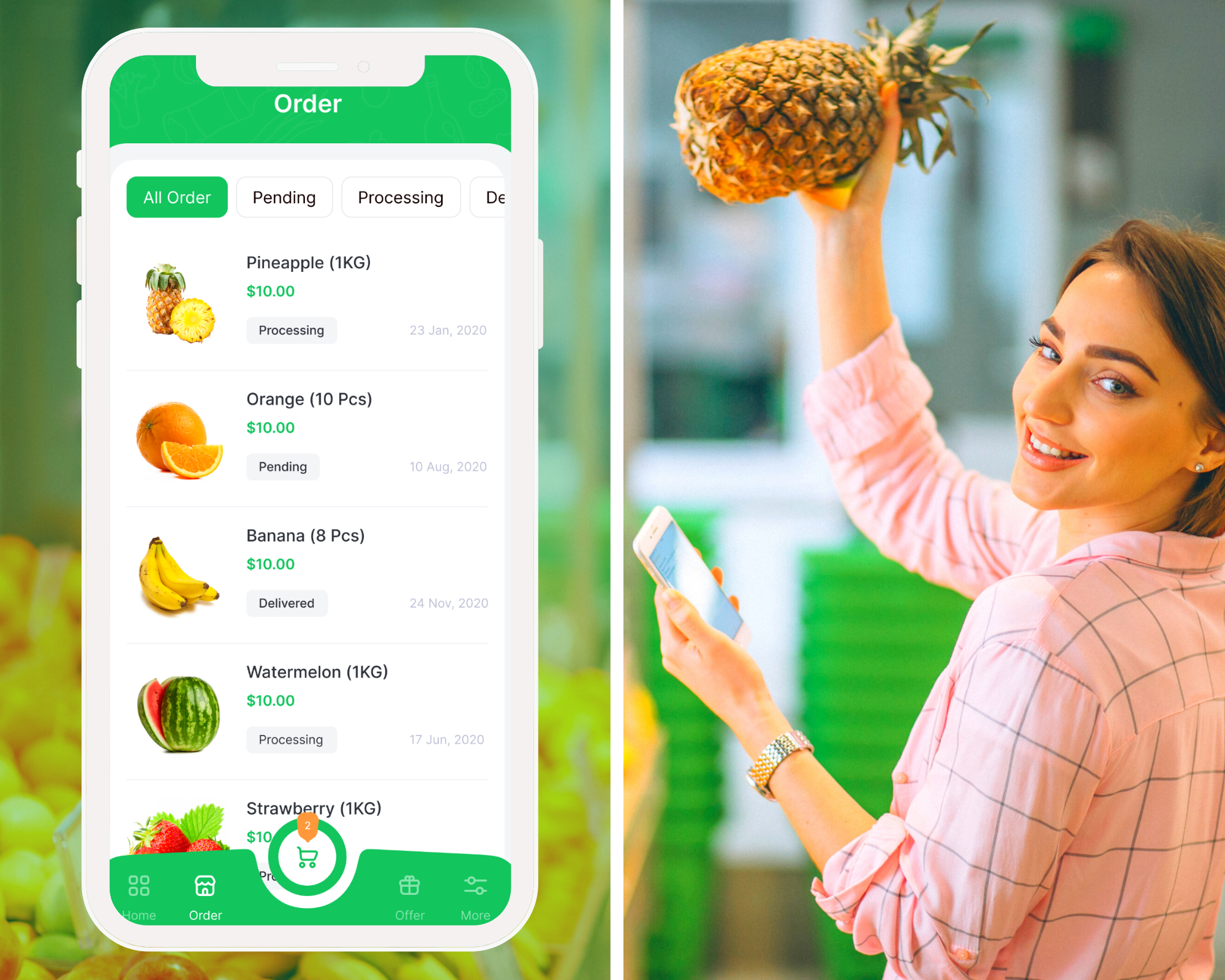 grocery delivery app clone