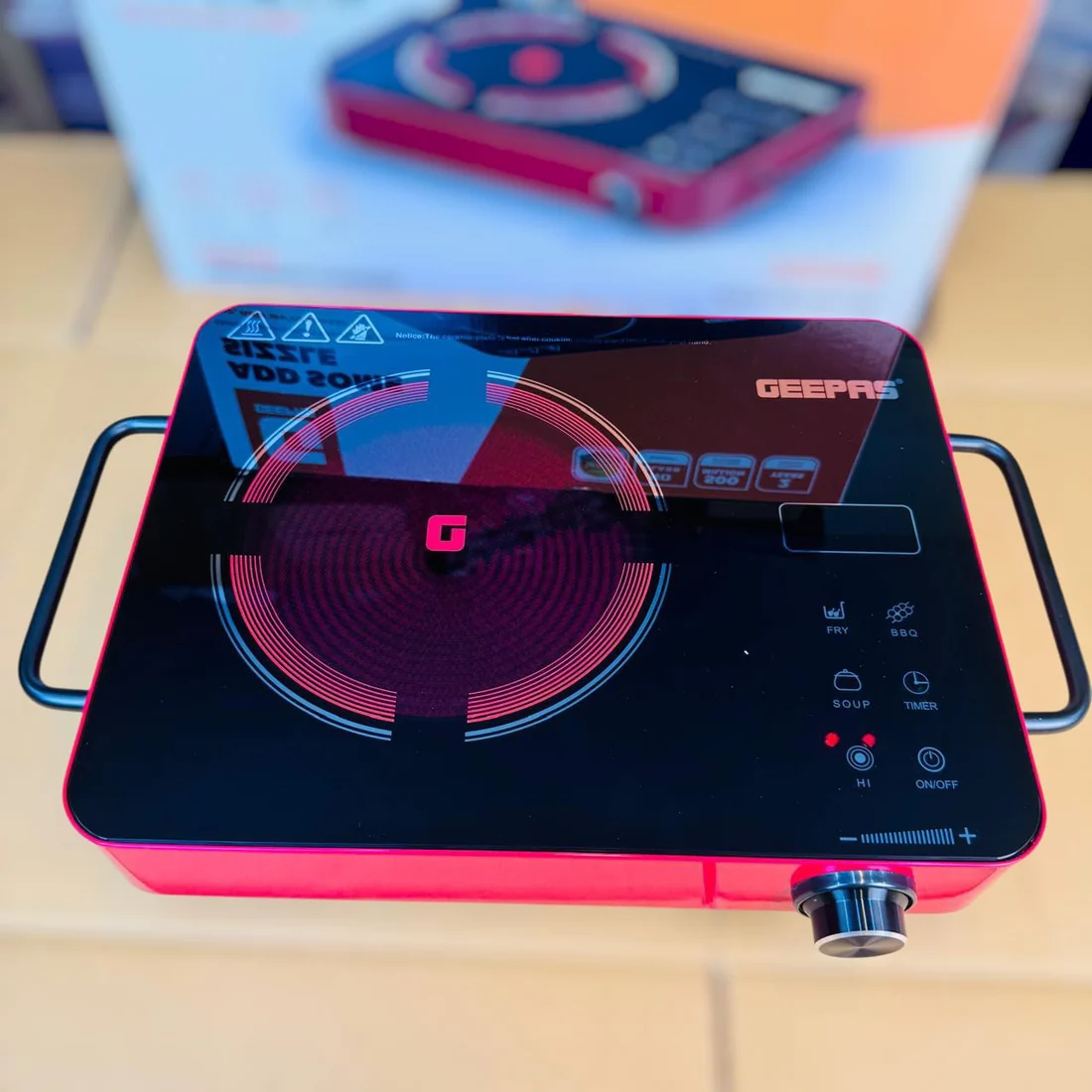Geepas Digital Hot Plate Infrared Cooker GIC-6922P-3K