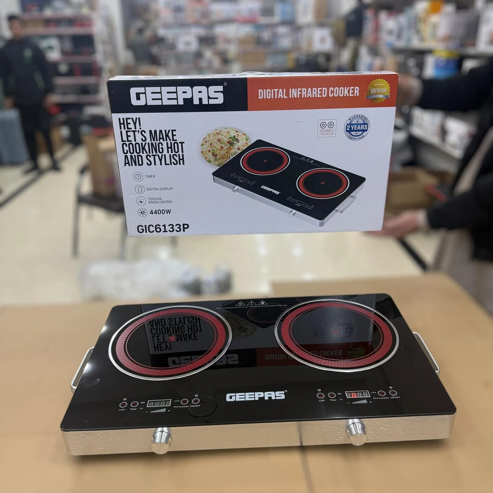 Geepas Double Digital Infrared Hot Plate GIC6133P