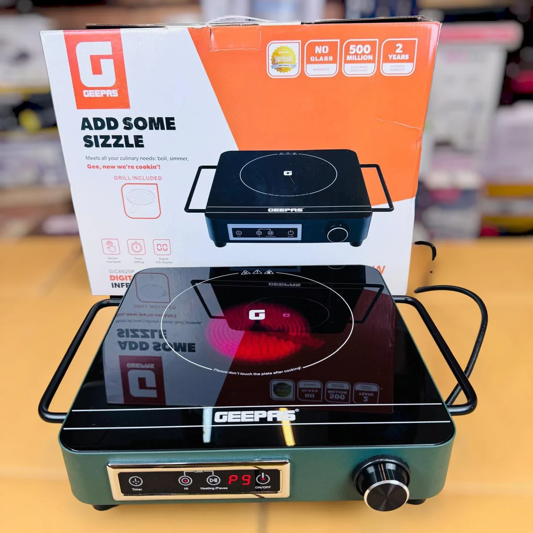 Geepas Digital Infrared Cooker 3000W GIC6925P