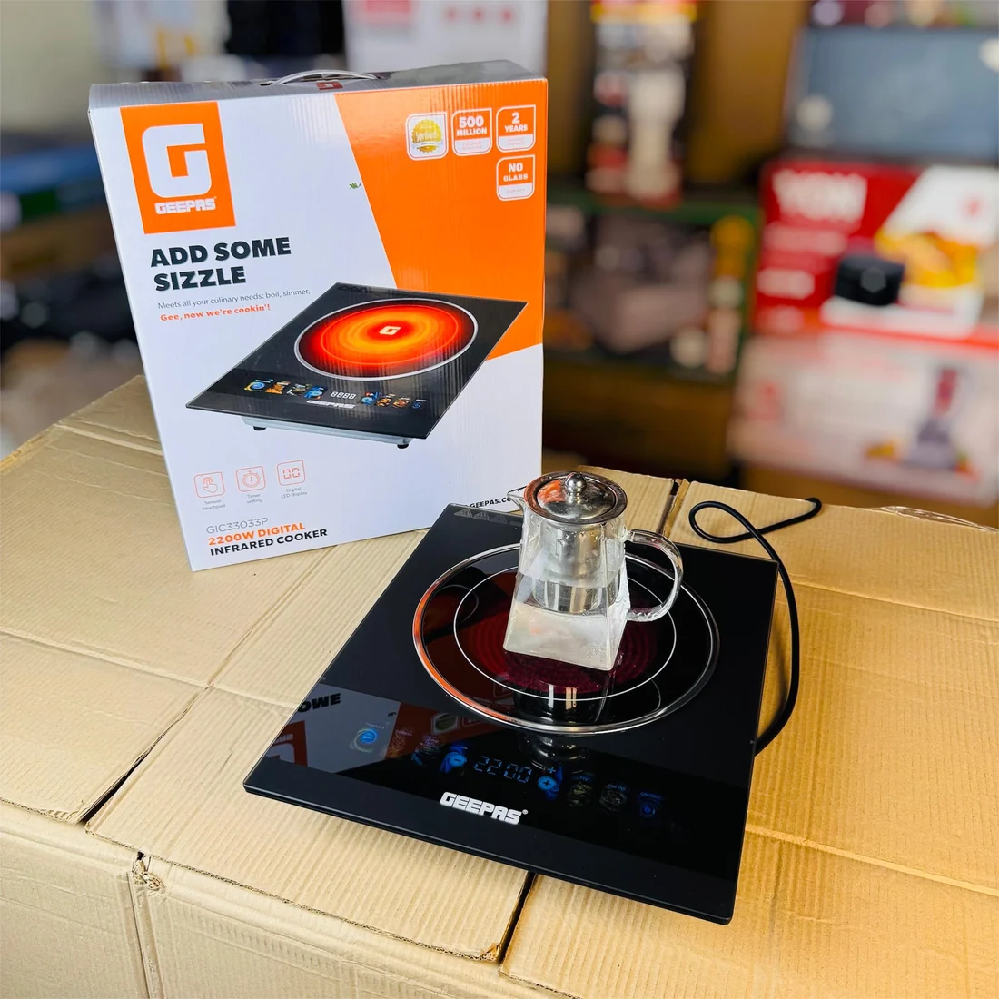 Geepas GIC33033P Multifunction Infrared Cooker
