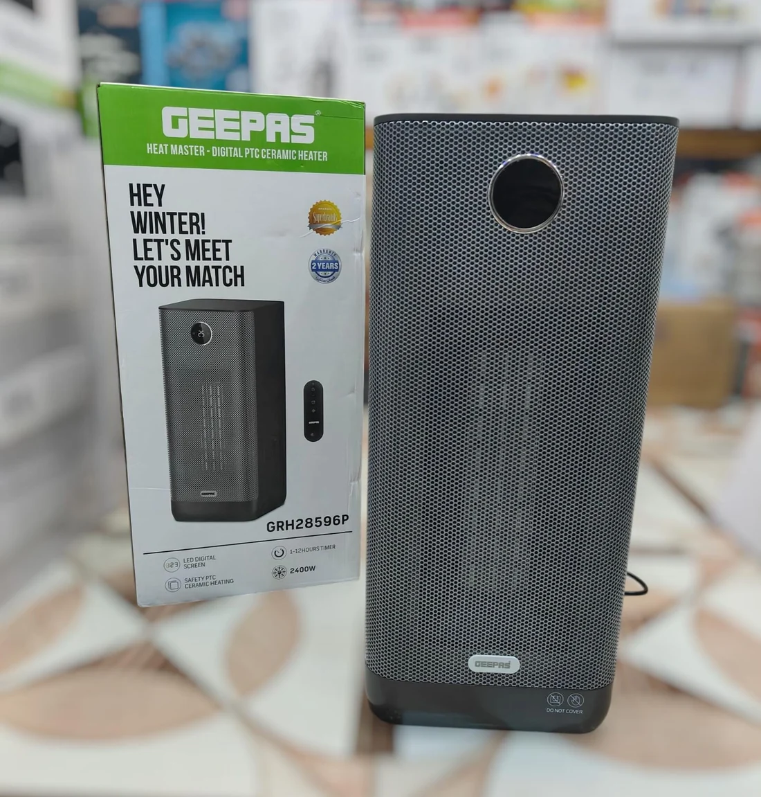 Geepas Ceramic Blower Heater GRH 28596 Heat Master