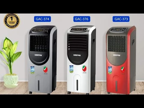 Geepas Tower Air Cooler 20L With Remote & LED Screen