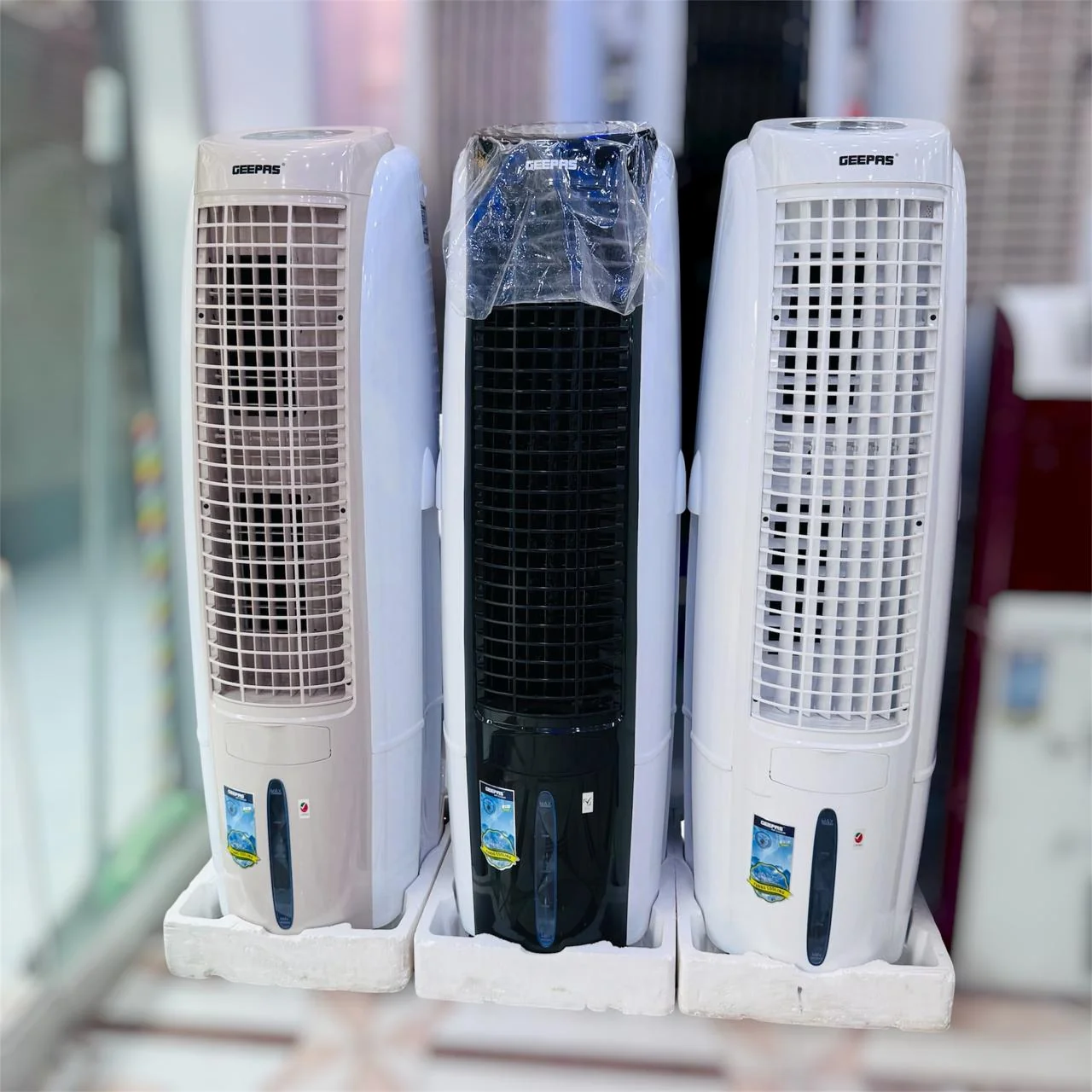 Geepas Tower Air Cooler 30L With Remote & LED Screen