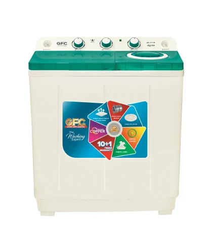 GFC Twin Tub Washer & Dryer GF-1110 Crystal Lid