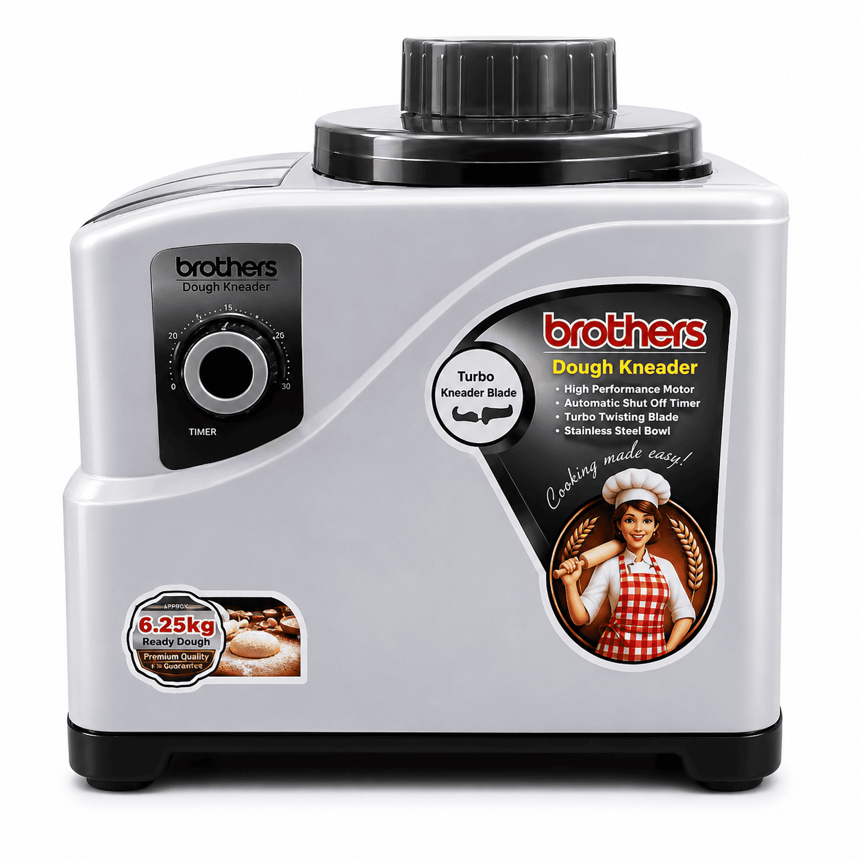 Brothers Dough Kneader 6.25 KG