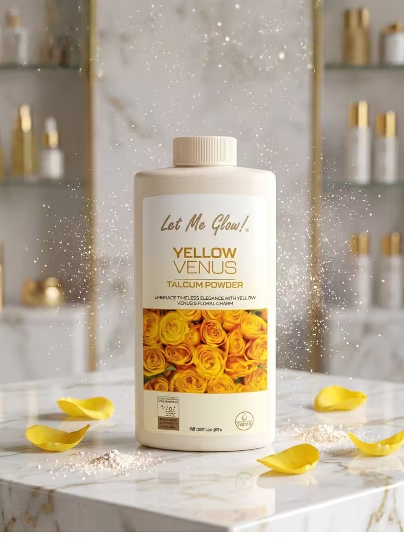 Yellow Venus Talcum Powder — view 2