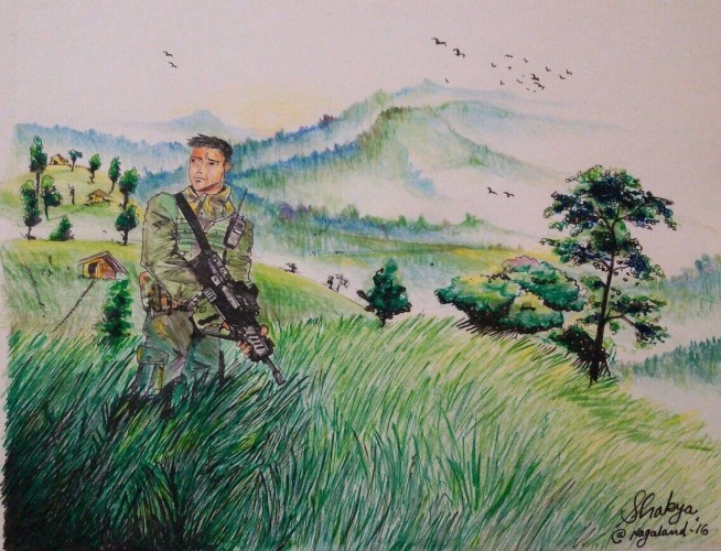 This Soldier Describes Love Through His Paintings