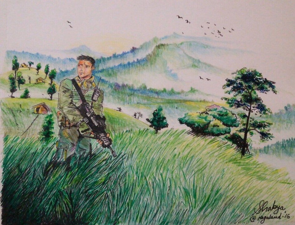 This Soldier Describes Love Through His Paintings