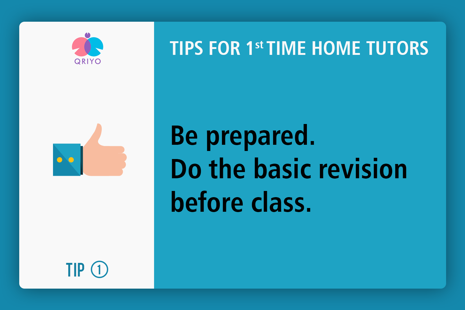 Be prepared.Do the basic revision before class.