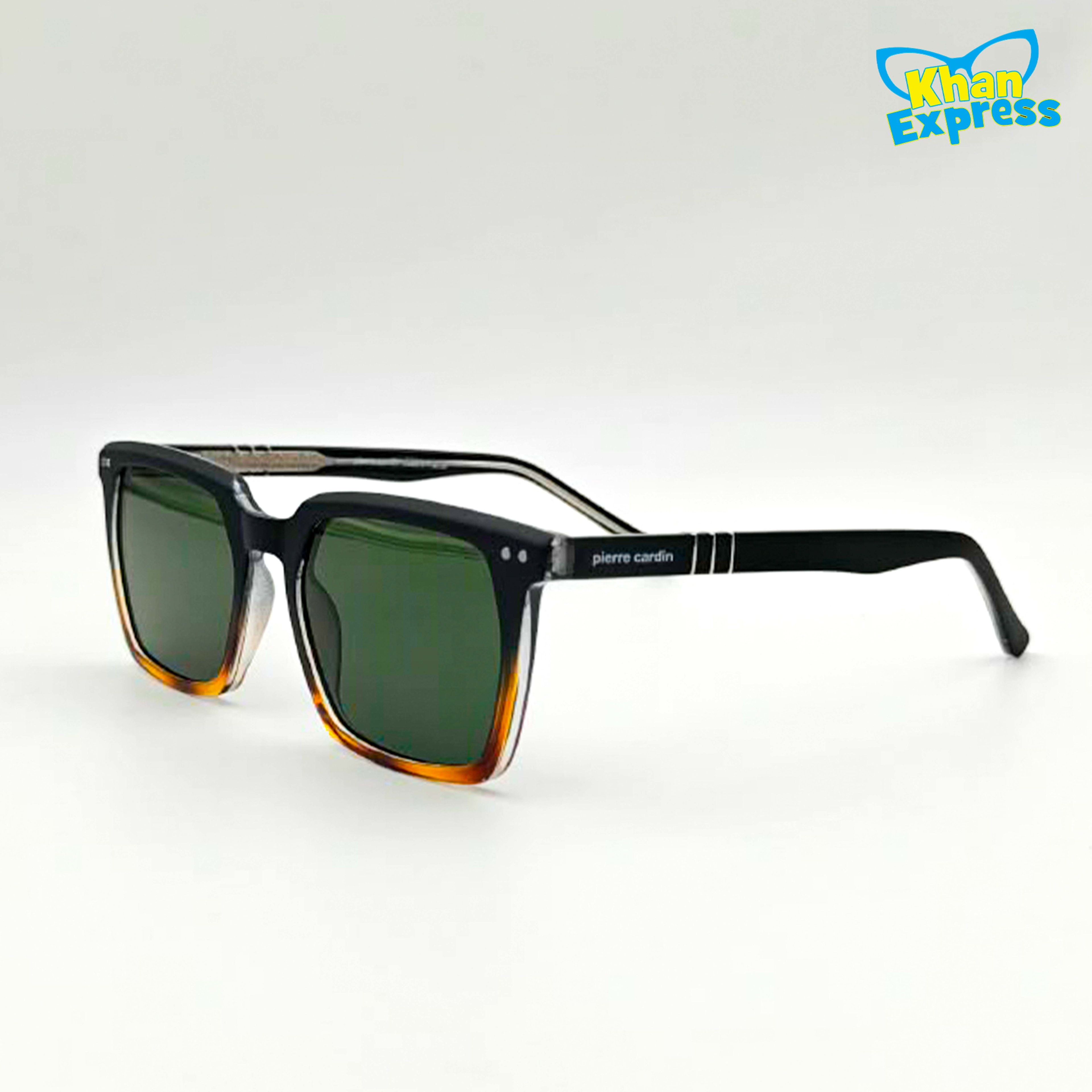 Pierre Cardin 6504 C2 Premium Square Sunglasses – Green Lens