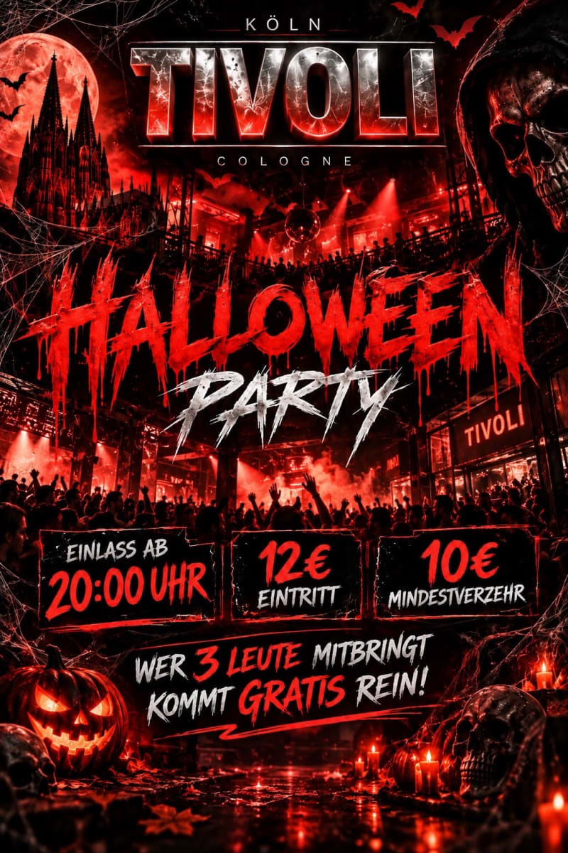 Halloween 16+ 20:00-1:00