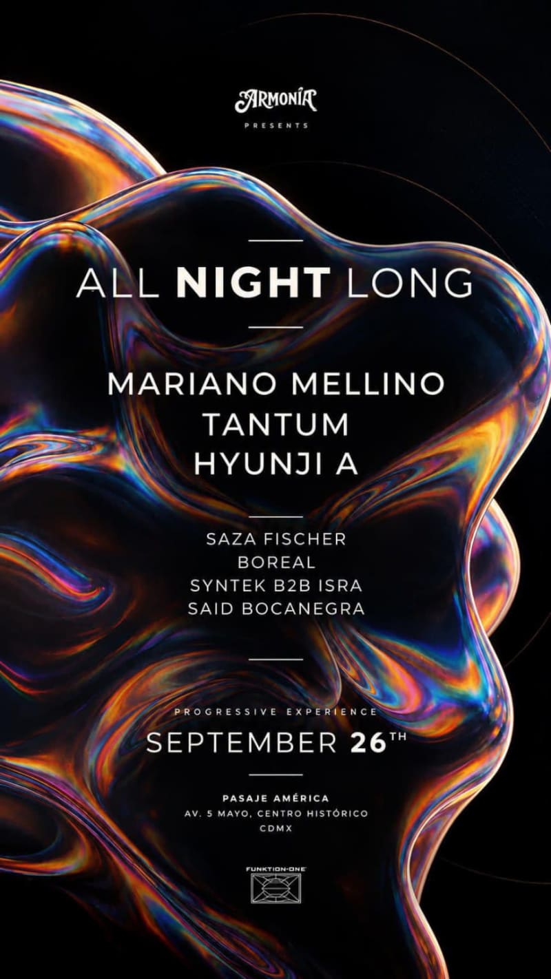 Armonia - All Night Long - Hyunji A, Tantum, Mariano Mellino