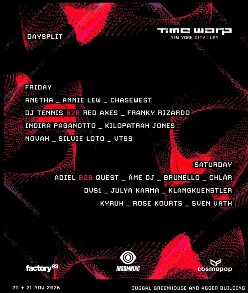 Time Warp NYC 2026