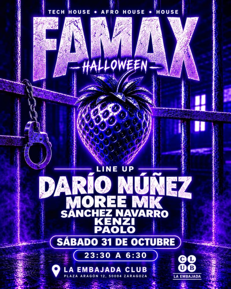 Halloween Famax La Embajada Club