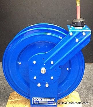 Cox P-LP-350 Air Hose Reel - Side View